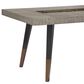 Nicolette Home Ryker Rectangular Dining Table in Black, Grey, and Aged Brass, , large