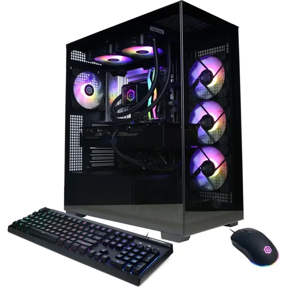 CyberPowerPC Gamer Supreme Gaming Desktop PC | Intel Core Ultra 7 265KF - 32GB RAM - NVIDIA GeForce RTX 5080 Graphics - 2TB SSD in Black, , large