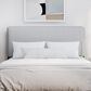 The Monday Company Emslie Upholstered Full Queen Headboard in Gray, , large
