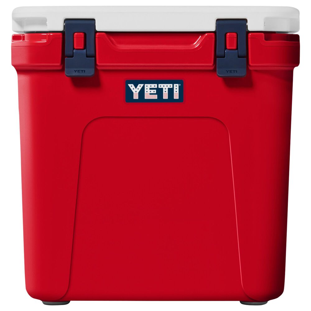 YETI Roadie 48 Hard Cooler in Rescue Red, Navy and White, , large