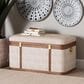 Baxton Studio Brenner Storage Trunk in Beige, , large
