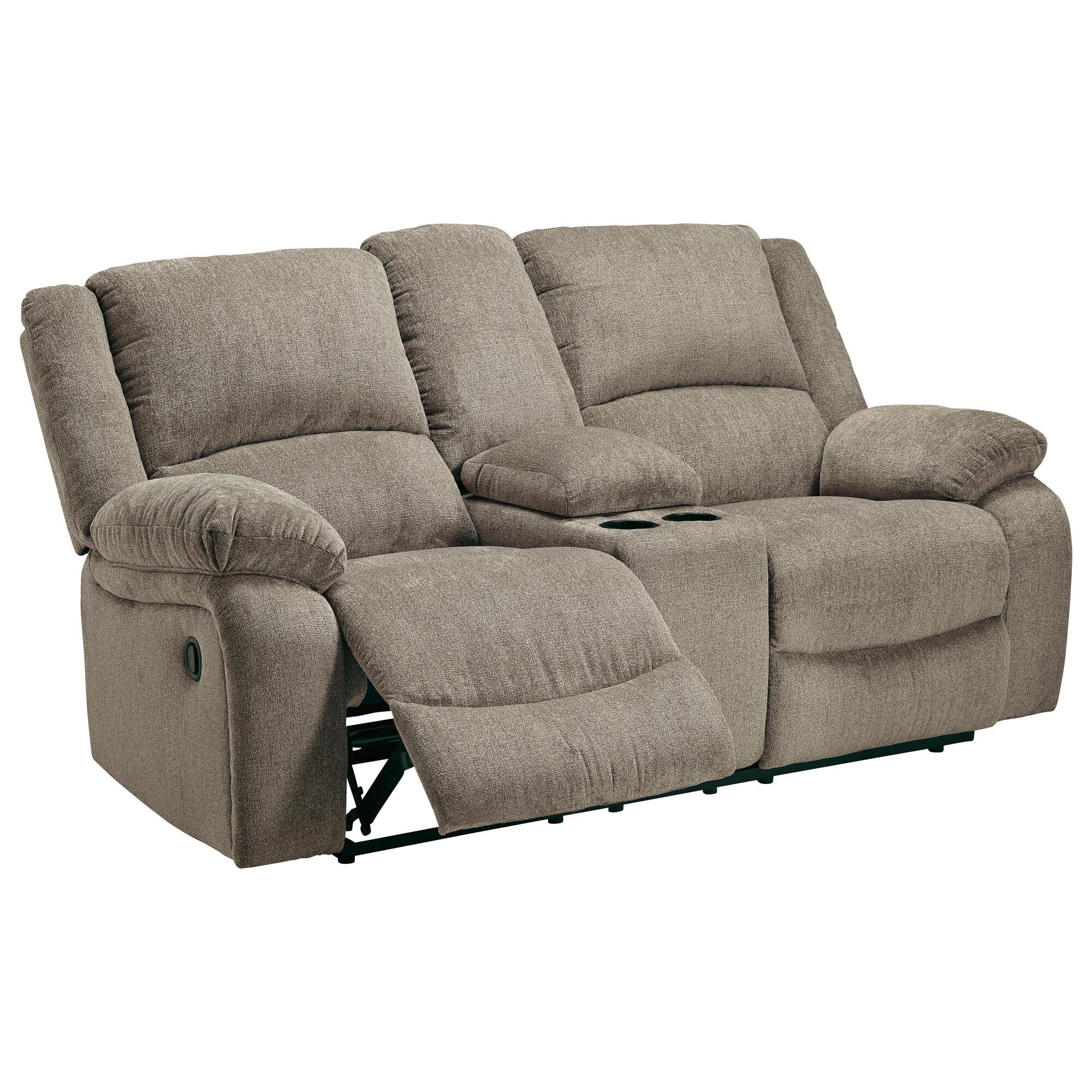Dual recliners with on sale console