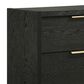 Mayberry Hill South Bend Queen Panel Bed with Dresser and Nightstand in Black, , large