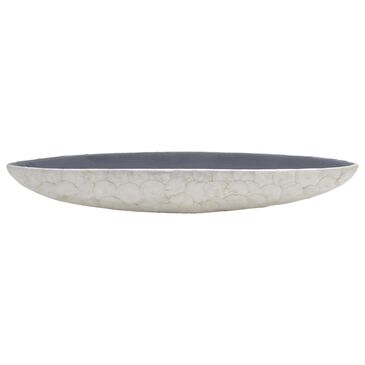 Maple and Jade Coastal Decorative Bowl in White, , large