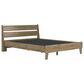 Ashley Deanlow Queen Platform Panel Bed in Honey, , large
