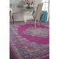 Nourison Passion PSN03 3"9" x 5"9" Fuchsia Area Rug, , large