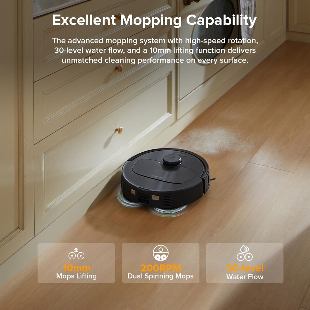 Roborock Qrevo 598 Robot Vacuum and Mop in Black, , large