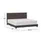 Richlands Furniture Willow King Upholstered Panel Bed in Charcoal, , large