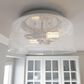Hunter Hartland 2-Light Flush Mount in Brushed Nickel, , large