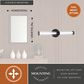 Vaxcel Division 1-Light Bathroom Vanity in Matte Black, , large
