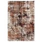 Central Oriental Oklahoma Koda 5" x 7"3" White Sand and Dark Rust Area Rug, , large