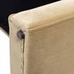 Jennifer Taylor Home Mason Arched Arm Bench with Bolster Pillows in Camel Brown Beige, , large