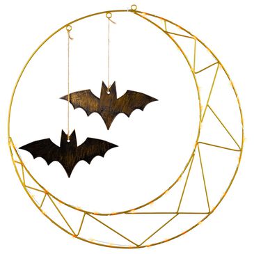 The Gerson Company 24" Wall Decor with LED Lights in Gold, , large