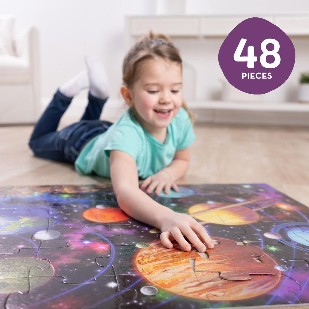 Melissa &amp; Doug 48-Piece Solar System Floor Puzzle, , large