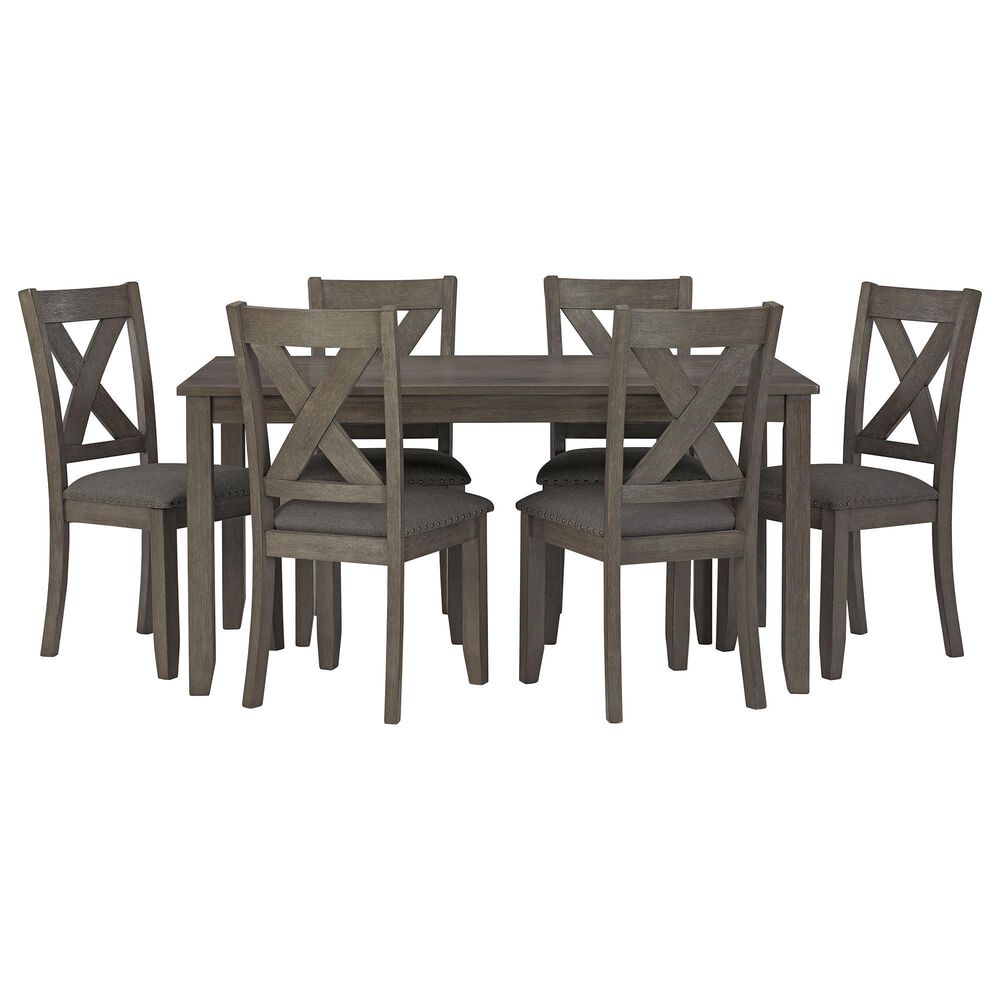 Signature Design by Ashley Caitbrook 7-Piece Dining Set in Antique Gray Wash, , large