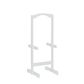 Linden Boulevard Taneli Tray Table Set with Stand in White (Set of 4), , large