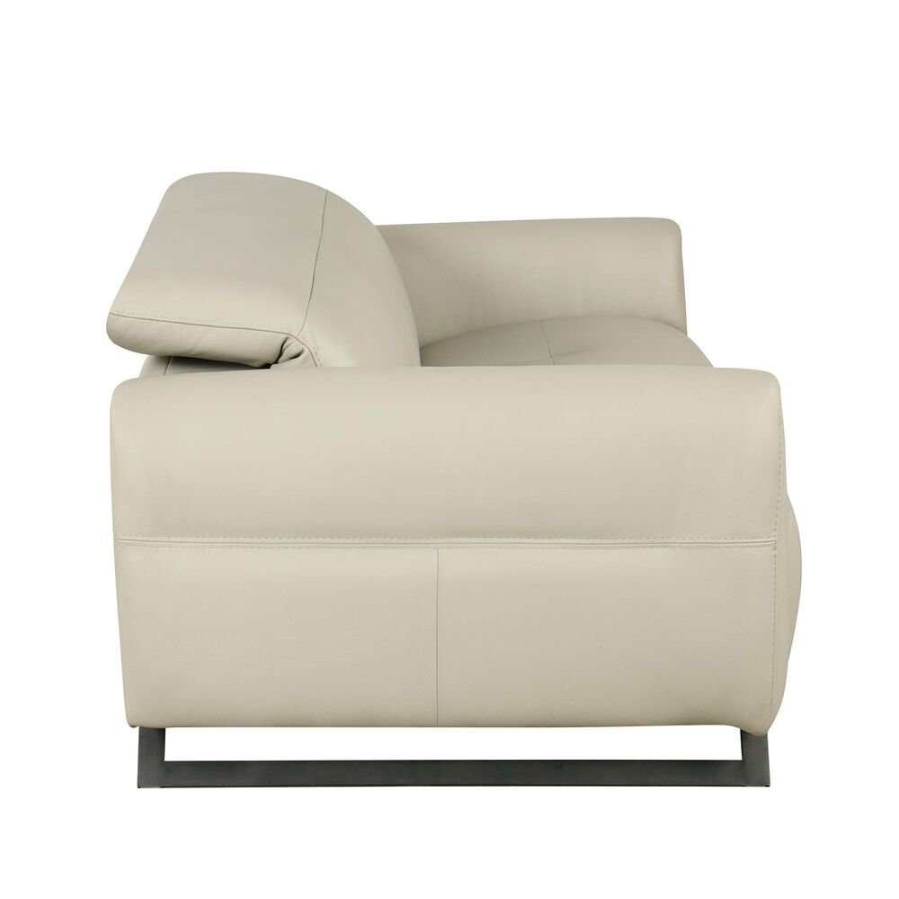 Nicoletti Calia Sofas Stationary Leather Sofa in Tortora, , large