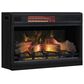at HOME Cantilever 60" TV Stand with Fireplace Insert in Black, , large