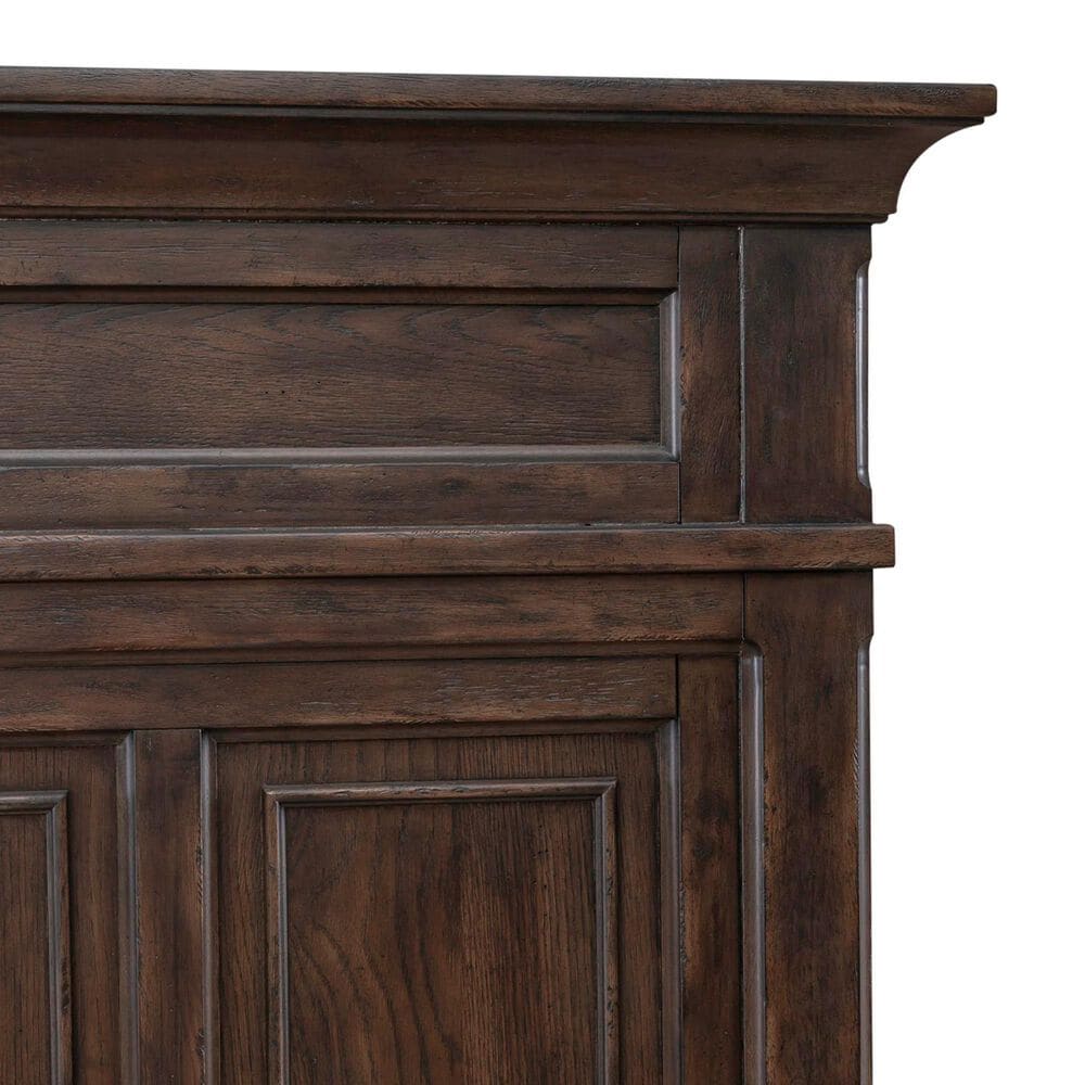 Belle Furnishings Paradise Valley 4-Piece King Bedroom Set in Saddle Brown, , large