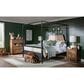 Legacy Classic Vintage Market 2-Drawer Apothecary Nightstand in Barnwood Oak with Outlets and USB Ports, , large