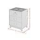 Mayberry Hill Rio 3-Drawer Nightstand in Black, , large