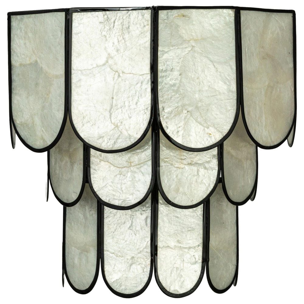 Creative Coop Gatsby 4-Tier Wall Sconce in Natural and Black, , large