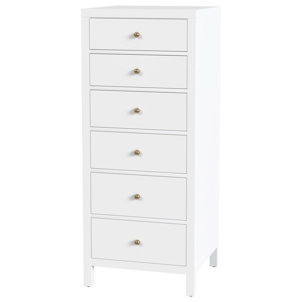Butler Specialty Company Nora 6-Drawer Lingerie Chest in Smooth White, , large