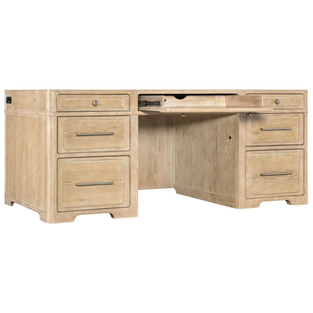 Hooker Furniture Retreat Executive Desk in Dune, , large