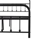 HOMLUX Twin Metal Bed Frame in Black, , large