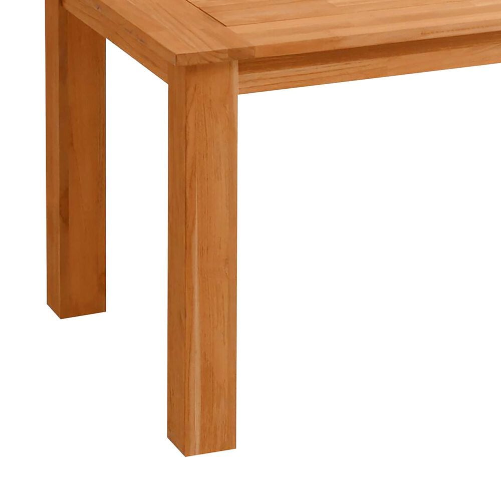 Linon Home Decor Carenen 80" Outdoor Dining Table in Natural, , large