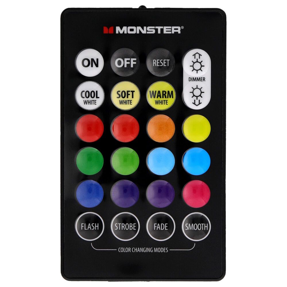Monster Smart Illuminessence 16.4&#39; Multicolor and Multi White Indoor/Outdoor LED Light Strip, , large