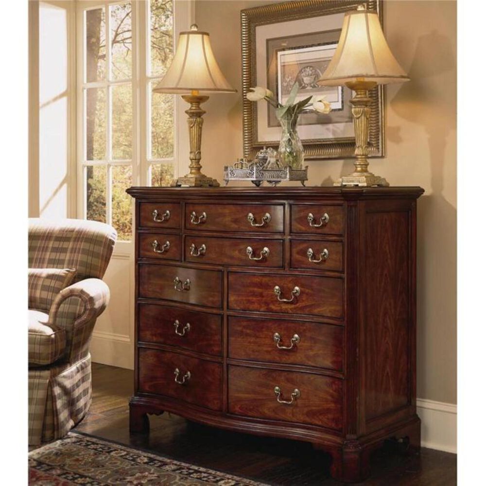 American Drew Cherry Grove 12-Drawer Double Dresser in Antique Cherry, , large