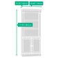 Sauder Palladia Library with Doors in Select Cherry, , large