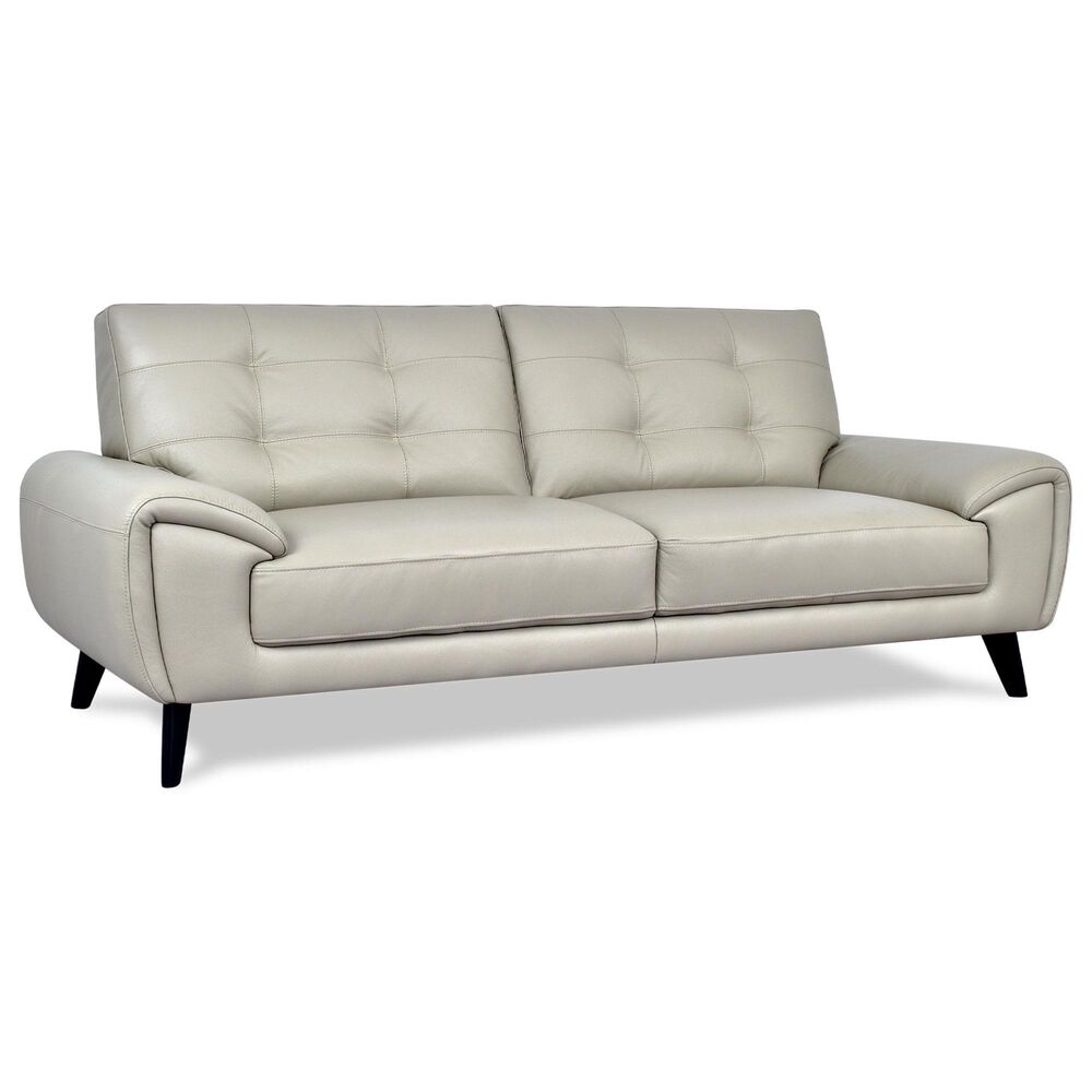 Chateau d'Ax Stationary Leather Sofa and Chair Set in Beige, , large