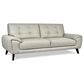Chateau d"Ax Stationary Leather Sofa and Chair Set in Beige, , large
