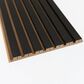 Paramount Matte Black and Bronze 11.8" x 109" Wall Panel, , large