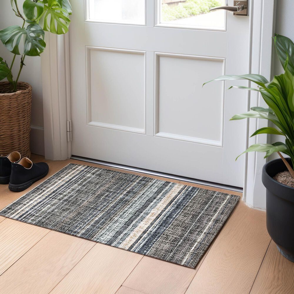 Dalyn Rug Company Portico PO2 Chocolate 1&#39;8&quot; x 2&#39;6&quot; Area Rug, , large