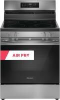 Frigidaire electric range with air fryer clearance