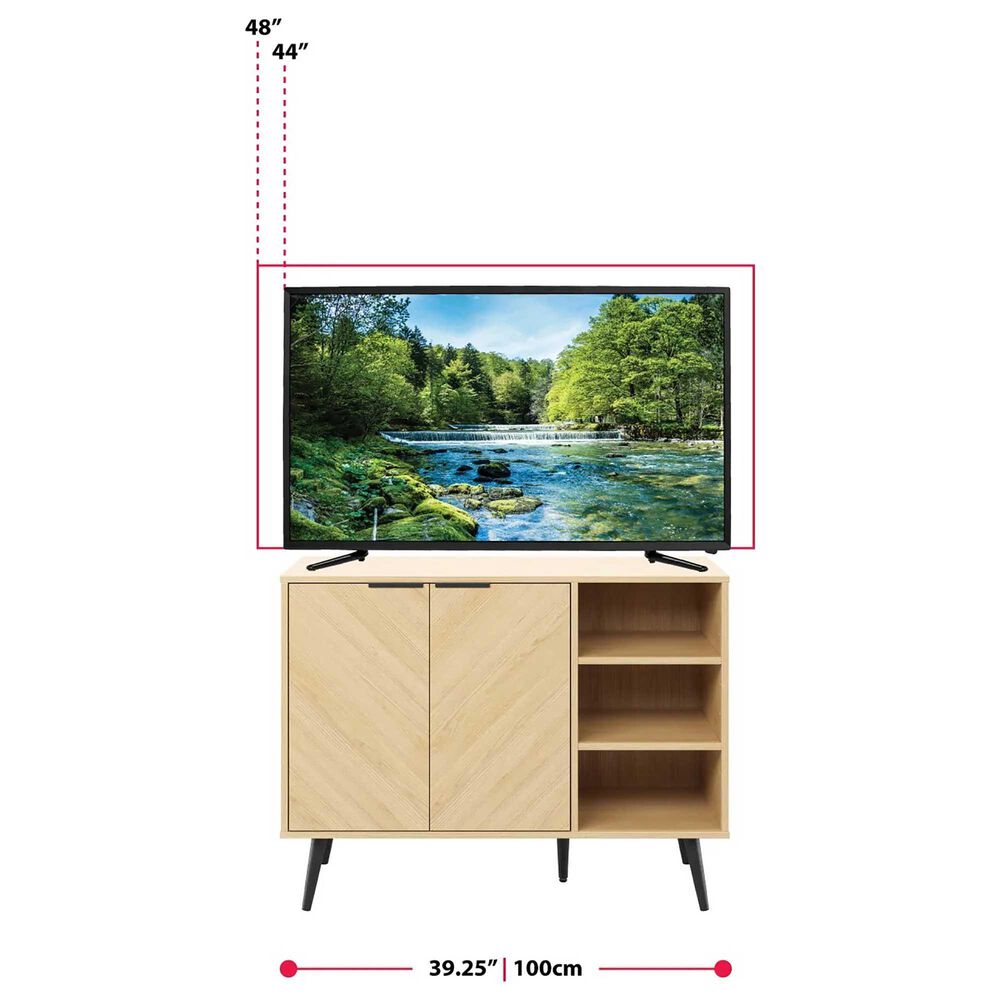 CorLiving Himari Sideboard Buffet in Light Brown NFM