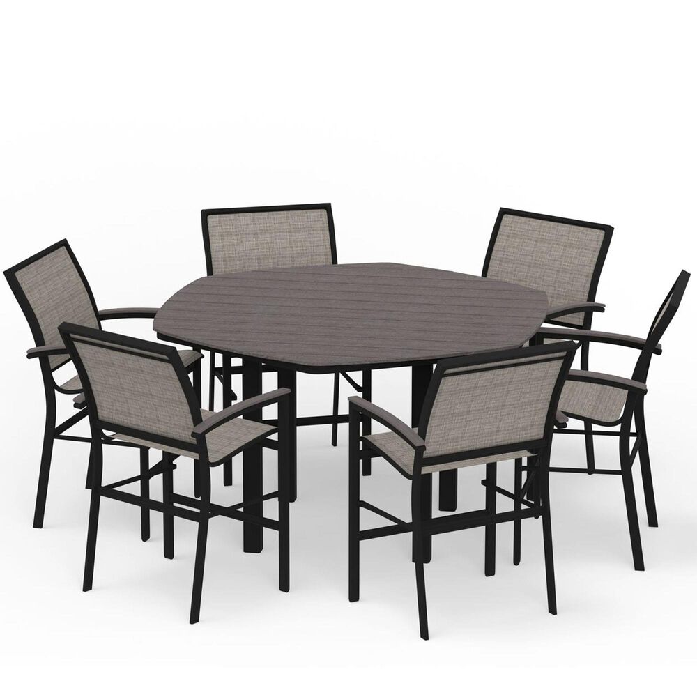 Telescope Bazza Hex Stacking Balcony Height Chair in Balboa, , large