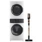 Electrolux 27" Electric Laundry Center in White & Ultimate 800 Complete Home Stick Vacuum , , large