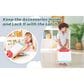Hape Toys Store and Go Easel Folding Double-Sided Tabletop Blackboard and Whiteboard with Chalks, Markers, , large