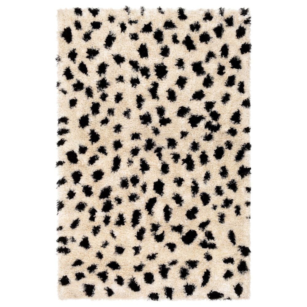 Surya Gibraltar GIB-2304 5' x 7'6" Cream and Black Area Rug, , large