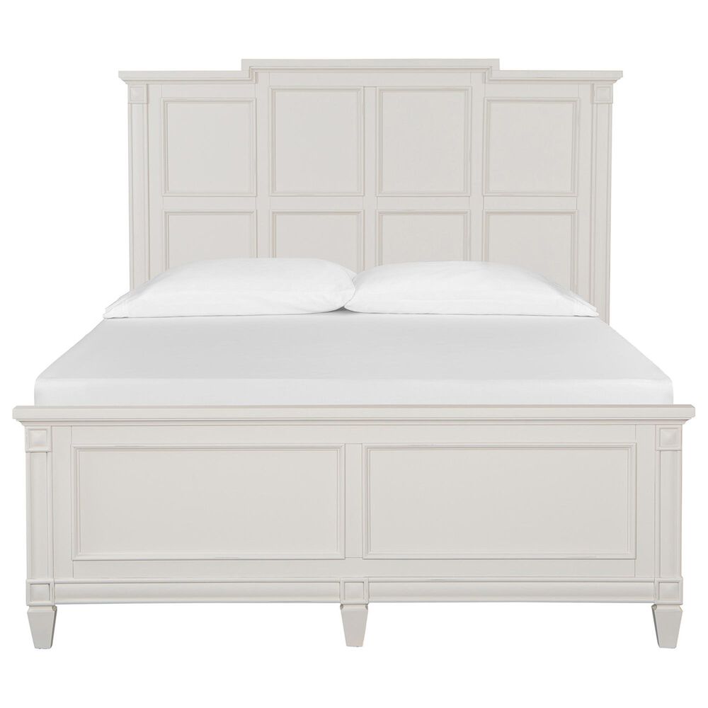 Nicolette Home Willowbrook Queen Panel Bed in Egg Shell White, , large