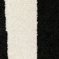ROW by Oriental Weavers Quinn Abstract Black and Ivory 2" x 7" Runner, , large