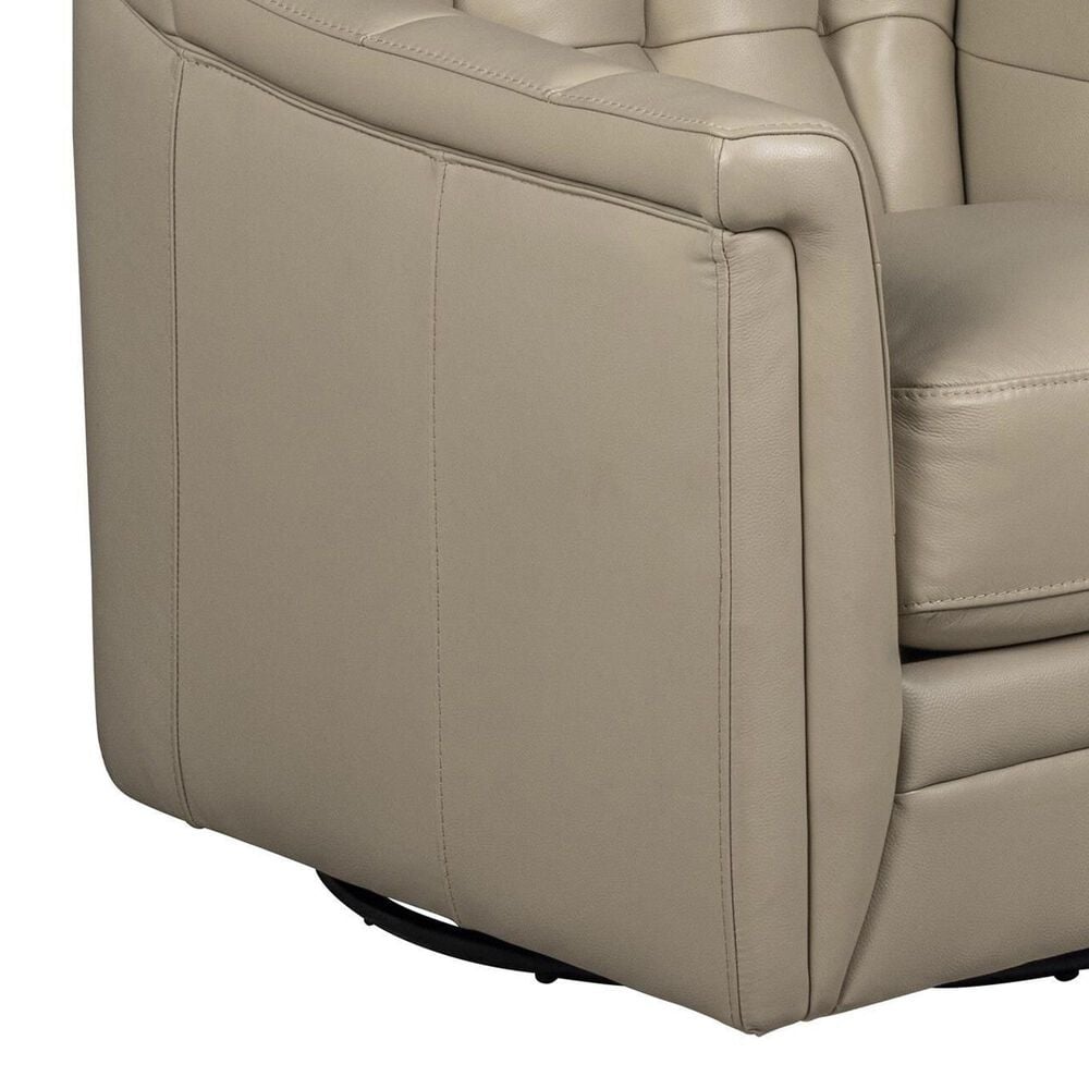 Hydeline Mingle Leather Swivel Chair in Vanilla (Set of 2), , large