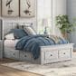 Ashley Makidern Full Storage Bed with Six Drawers in Whitewash, , large