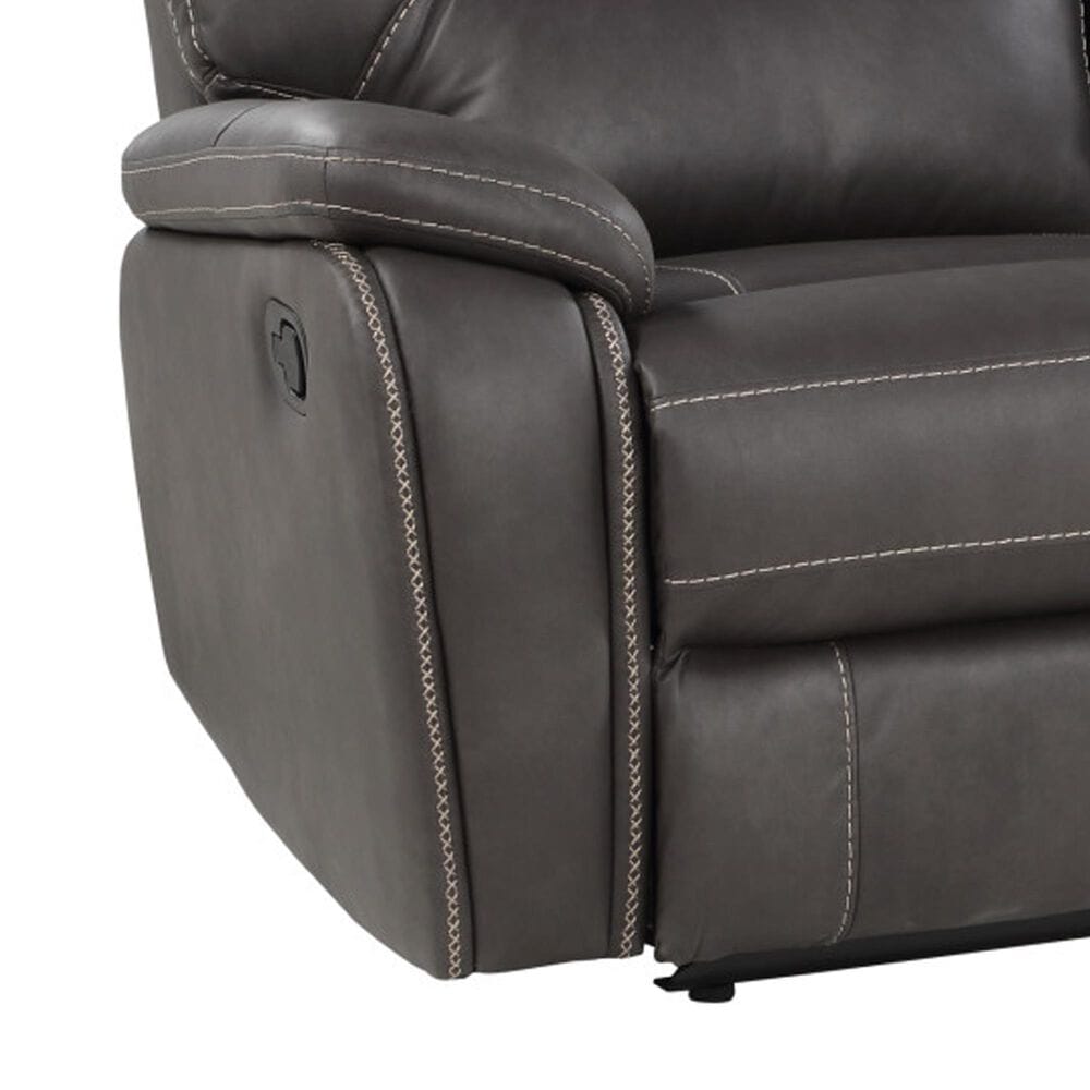 Steve Silver Katrine Manual Reclining Sofa in Charcoal, , large