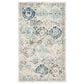 Safavieh Madison MAD611A 4" x 6" Ivory and Aqua Area Rug, , large