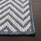 Safavieh Bermuda 4" x 6" Blue and Creme Indoor/Outdoor Area Performance Rug, , large